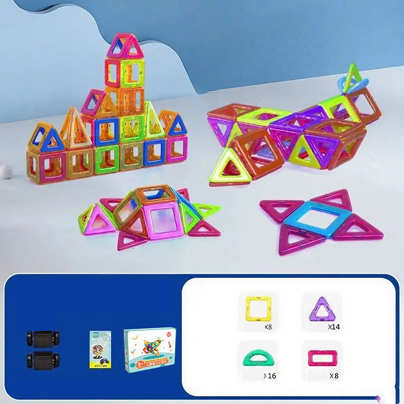🎁🔥🧲 Children's Magnetic Building Blocks – STEM Educational Toys-22