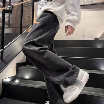 🔥WEIHNACHTSANGEBOT 50 % RABATT!!🏆Herren lässige und lockere Jeans mit weitem Bein