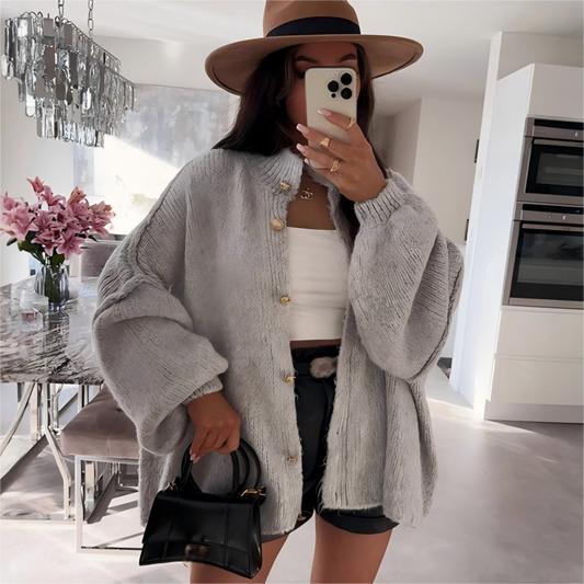 🌟WEIHNACHTSANGEBOT 50 % RABATT!!👚Schicker Damenpullover mit Rundhalsausschnitt