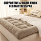 📢 📢 50 % Rabatt！！💥💥Japanische Tatami-Matratze, ultraweiches Lammveloursleder