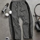 Men's Quick-Dry Athletic Track Pants with Side Stripes