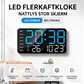 🕰️ 60% RABATT! 🌲 Moderne LED-Digital-Wanduhr – Multifunktional, Slim Design & Klare Anzeige für Skandinavisches Wohnen ✨
