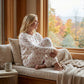 🎉 Neujahrsgeschenk – 50% RABATT!🧸 Damen-Pyjama-Set mit Herzprint: Weich, entspannt & perfekt für entspannte Abende