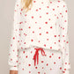 🎉 Neujahrsgeschenk – 50% RABATT!🧸 Damen-Pyjama-Set mit Herzprint: Weich, entspannt & perfekt für entspannte Abende