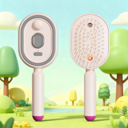 📢📢Begrenzter Sonderpreis!⏰lektrische Sprüh- und Massagehaarbürste, glättet lockiges Haar und macht es geschmeidig, einfache Haarpflege zu Hause. 💆‍♀️🌿