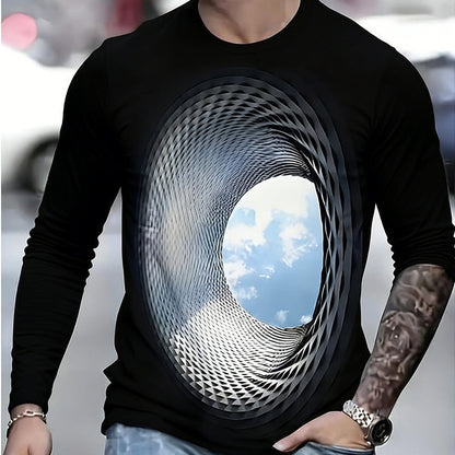 🎁2026 Neu eingetroffen 50 % RABATT💥Herren 3D-Digitaldruck-Grafikoberteil