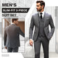 🔥LETZTER TAG DES SALE 50 % RABATT!!👕Herren Slim-Fit 3-teiliges Anzugset