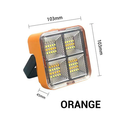 Tragbare Solar-Arbeitsleuchte mit 4 Beleuchtungsmodi