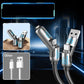 🔌💎 50% RABATT! 4-in-1-Schnellladedatenkabel mit Atemlicht – 240W, kompatibel mit iPhone & Android, Silikon + LED-Statusanzeige ⚡✨
