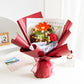 💕 Muttertags-Sonderangebot 50 % Rabatt! 💕 Handgefertigter, zarter Blumenstrauß aus Häkelarbeit
