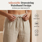 ⏳Zeitlich begrenztes Sonderangebot: €16.99  mit GRATIS-GESCHENK!!🎁Lässige Caprihose aus Baumwoll-Leinen für Damen