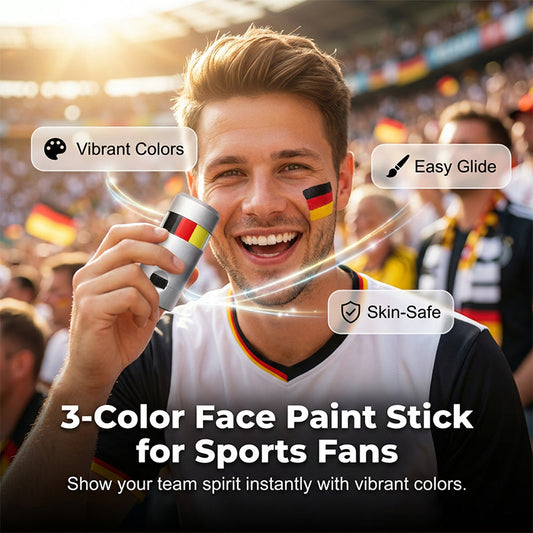 🧡⏳LETZTER TAG: nur 7,99 € & 50 % Rabatt!!💕Gesichtsmalstift mit Nationalflagge für Sportfans