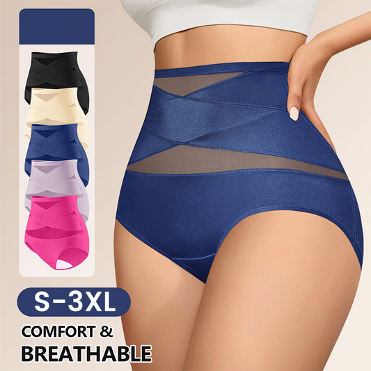 🌟Unsichtbare Formung, spürbare Freiheit🤱Damen Unterwäsche mit hoher Taille und Bauchkontrolle