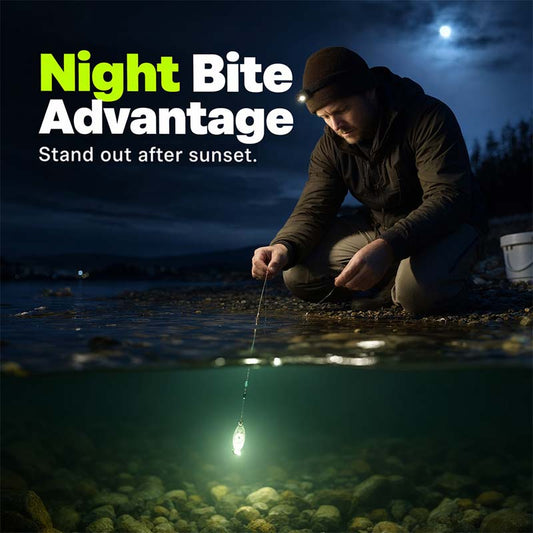 🔔 NUR HEUTE: 50 %🎣💡 Angel-LED-Leuchte – wasserdicht, extrahell für Nachtangeln 🌊🔦 Kompakt, clip-on, 4 Farben, Ködersichtbarkeit verbessern – ideal für Boot & Ufer.