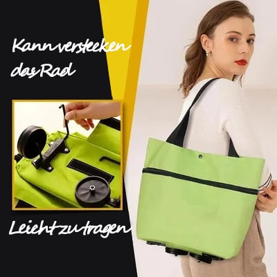🌟 50% OFF: Grüne faltbare Einkaufstasche aus Recycling-Material ♻️