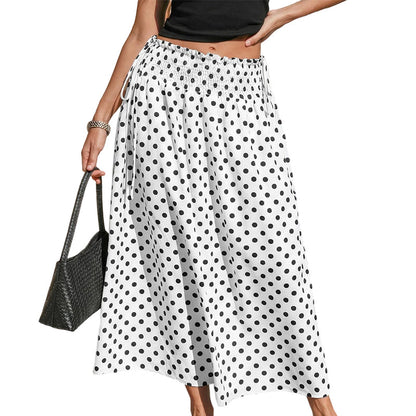 ⏳ Nur für kurze Zeit: -50% 🔥 Damen Midi-Rock mit Punkten – Elegant & vielseitig 👗