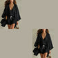 ✨ -50% RABATT |💕 3-teiliges Damen-Lounge-Set mit Cardigan – Bequem, stilvoll & vielseitig