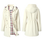 🔥 50% RABATT! 🌧️ Damen Kapuzen-Trenchcoat – Wasserdichter Langer Mantel | Winddicht & Leicht | Eleganter Casual-Look für Herbst & Übergangszeit