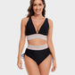 💃Vacation Sale 49% OFF💃High Waisted Tummy Control Color Block Bikini Sets-1