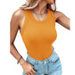 ☀️🔥 SOMMER-DEAL -50% ! Geripptes Tanktop mit integriertem BH – Unsichtbarer Halt Maximaler Komfort · Weicher Stoff · Perfekte Passform für jeden Tag ✨
